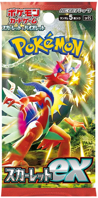 Japanese Scarlet ex pack artwork