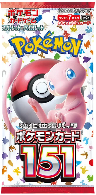 Japanese Pokémon Card 151 pack artwork